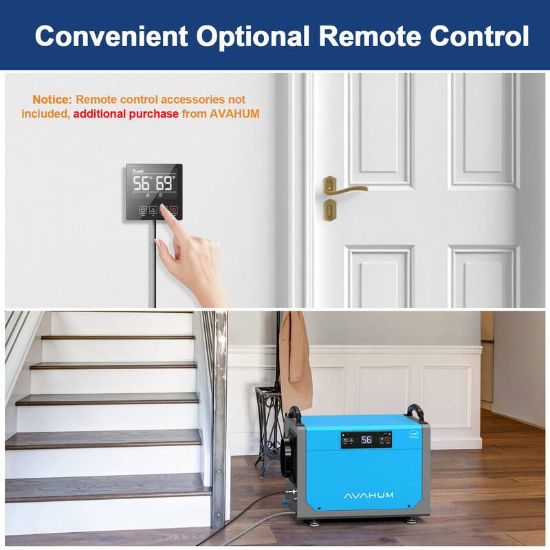 Convenient Optional Remote Control

Notice: Remote control accessories not included, additional purchase from AVAHUM
