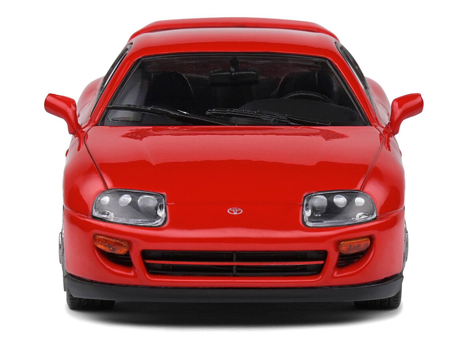 Alt View 1. Solido - 2001 Toyota Supra Mk.4 Red 1/43 Diecast Model Car by Solido - Red.