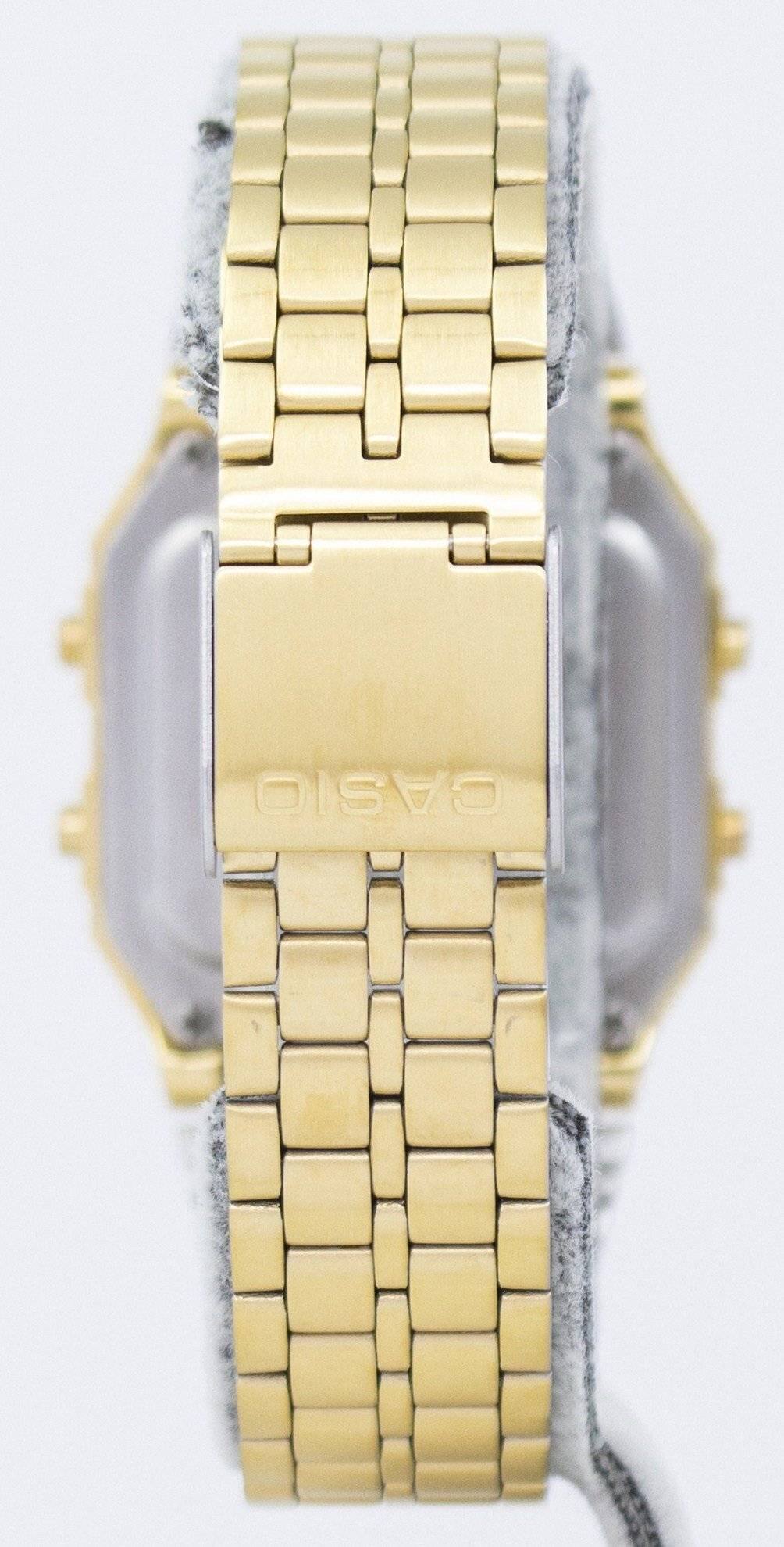 Back. Casio - Digital A500WGA-9DF Mens Watch Alarm World Time - Black.