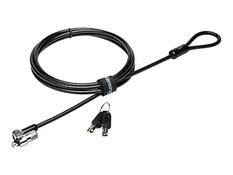 Front. Kensington - MicroSaver 2.0 Keyed Laptop Lock Security Cable - Silver.