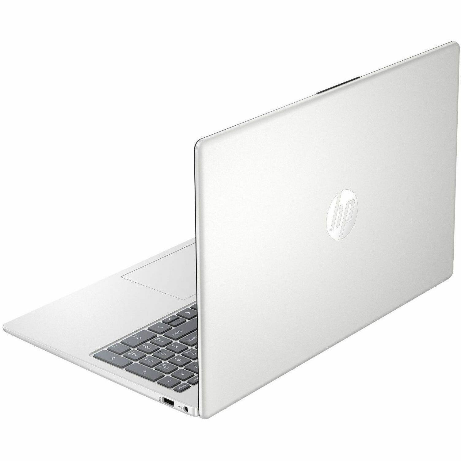 Alt View 4. HP - HP 15-fc0000 15-fc0527nr 15.6" Notebook - Full HD - AMD Ryzen 7 7730U - 16 GB - 1 TB SSD - Natural Silver - AMD Chip - Natural Silver.