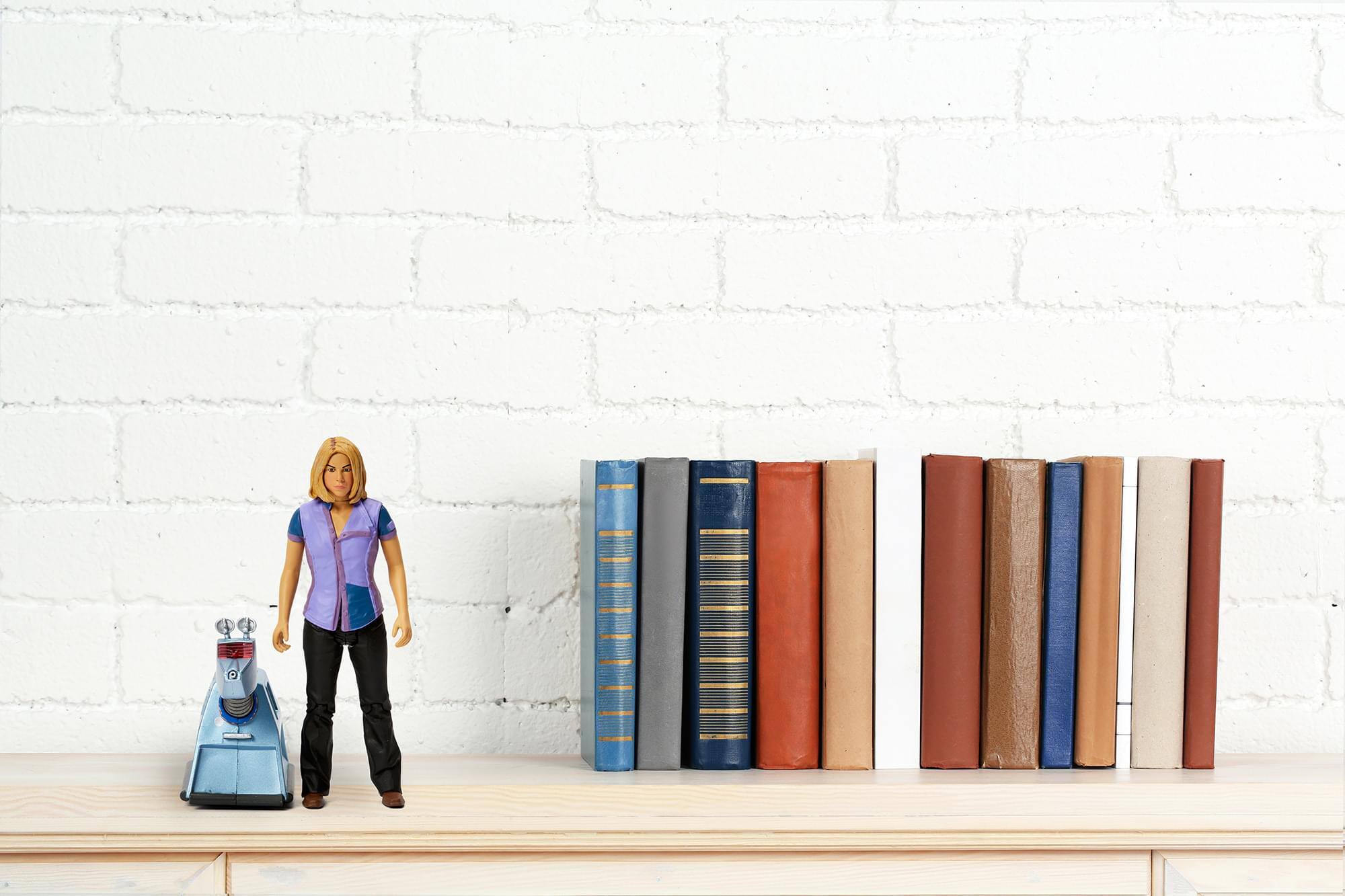 Alt View 4. Seven20 - Doctor Who 5" Action Figure - Rose Tyler with K-9 - Multi-Color.