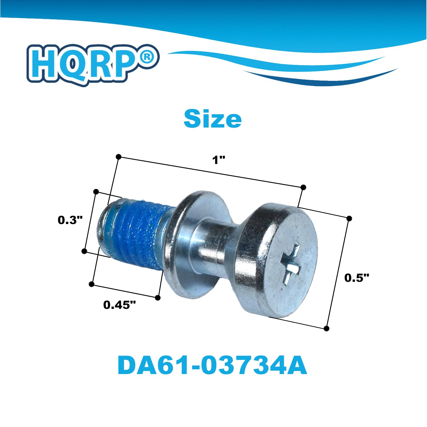 HQRP  
Size  
1" 0.3" 0.5" 0.45"  
DA61-03734A