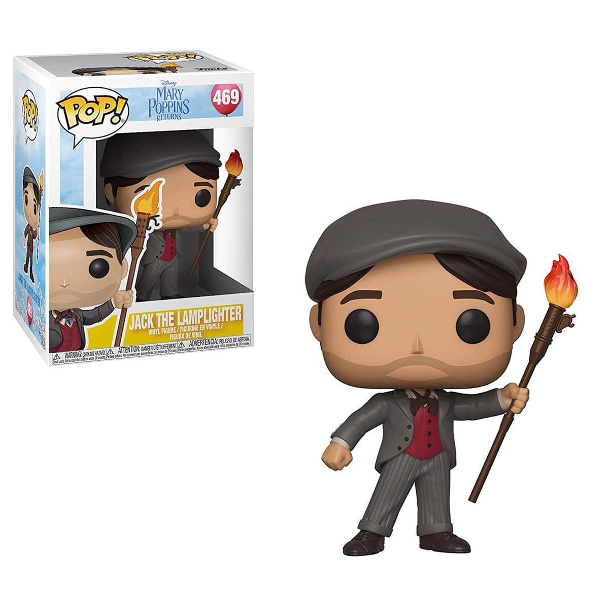 Disney Mary Poppins Returns  
Pop!  
469  
Jack the Lamplighter  
Vinyl Figure / Figurine en Vinyle / Figura de Vinilo  
Warning: Choking Hazard / Attention: Danger d'étouffement / ADVERTENCIA: PEQUEÑOS OBJETOS