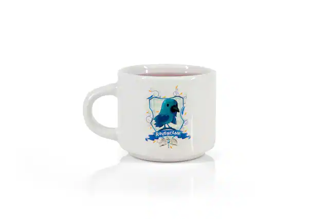 Front. Harry Potter - Harry Potter Ravenclaw Mini Mug | Small Collectible House Mug | 2 Inches Tall - Blue.
