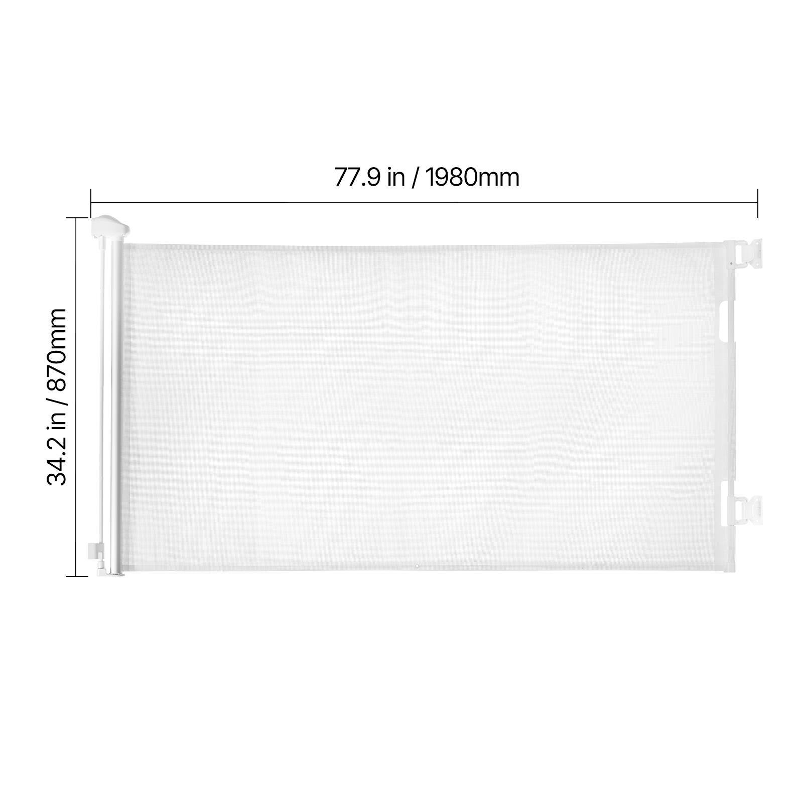 77.9 in / 1980mm  
34.2 in / 870mm