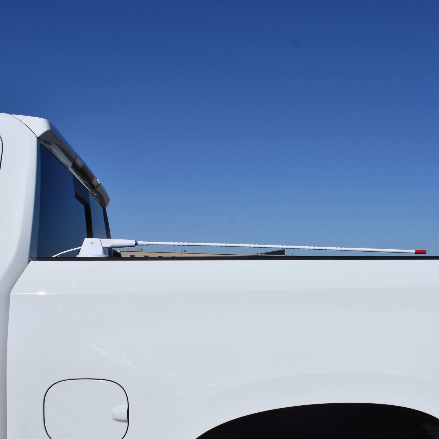 Alt View 4. Tram - Tram 1650-hc Marine Cb 3-foot Fiberglass Antenna With Rg58 Cable And Pl-259 Connector - White.