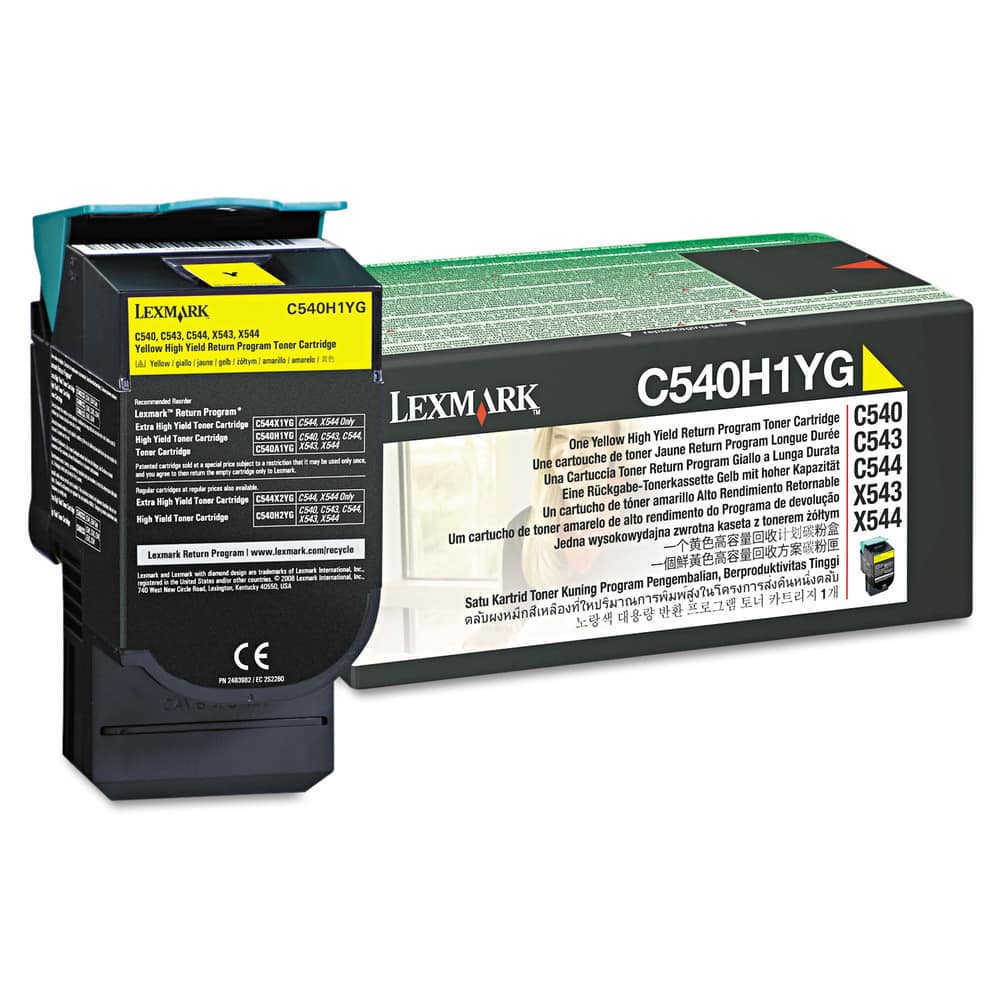 Lexmark - C540H1YG 2000 Page-Yield Return Program High-Yield Toner - Yellow price history on PriceWatchPro