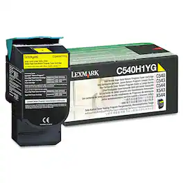 Lexmark - C540H1YG 2000 Page-Yield Return Program High-Yield Toner - Yellow