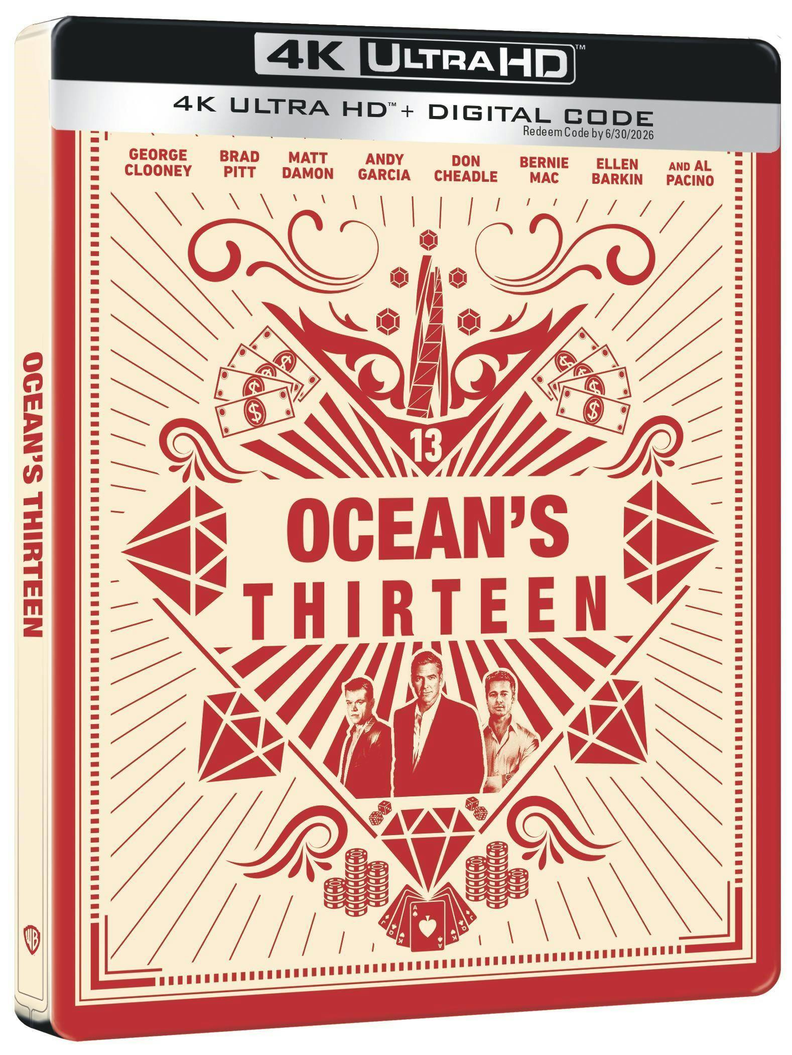 Angle. Ocean's Thirteen (Limited Edition 4K Steelbook) [UHD].