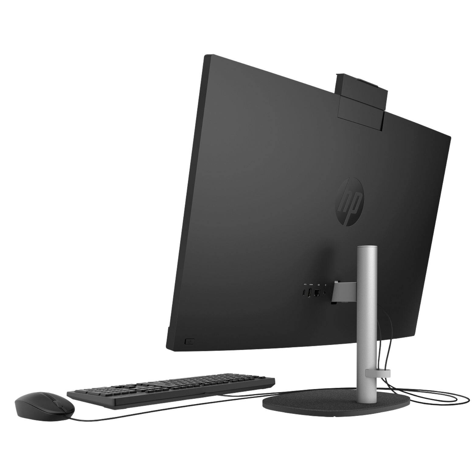 Alt View 1. HP - 27-CR1000T 27" FHD IPS Intel Ultra 5 125U 1.3 GHz 8GB DDR5 512GB SSD Intel Graphics Windows 11 Home All-in-One Desktop - Black.
