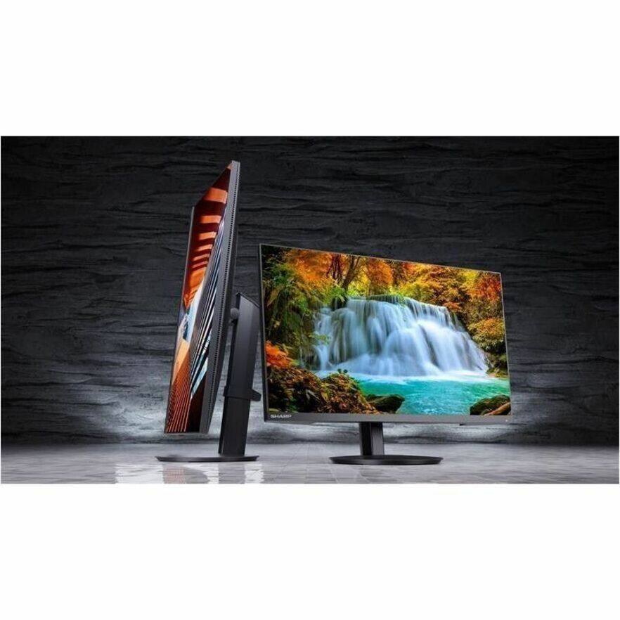 Alt View 2. Sharp - Sharp MultiSync DD-E224F 22" Class Full HD LED Monitor - 16:9 - Black - 21.4" Viewable - Vertical Alignment (VA) - LED - Black.