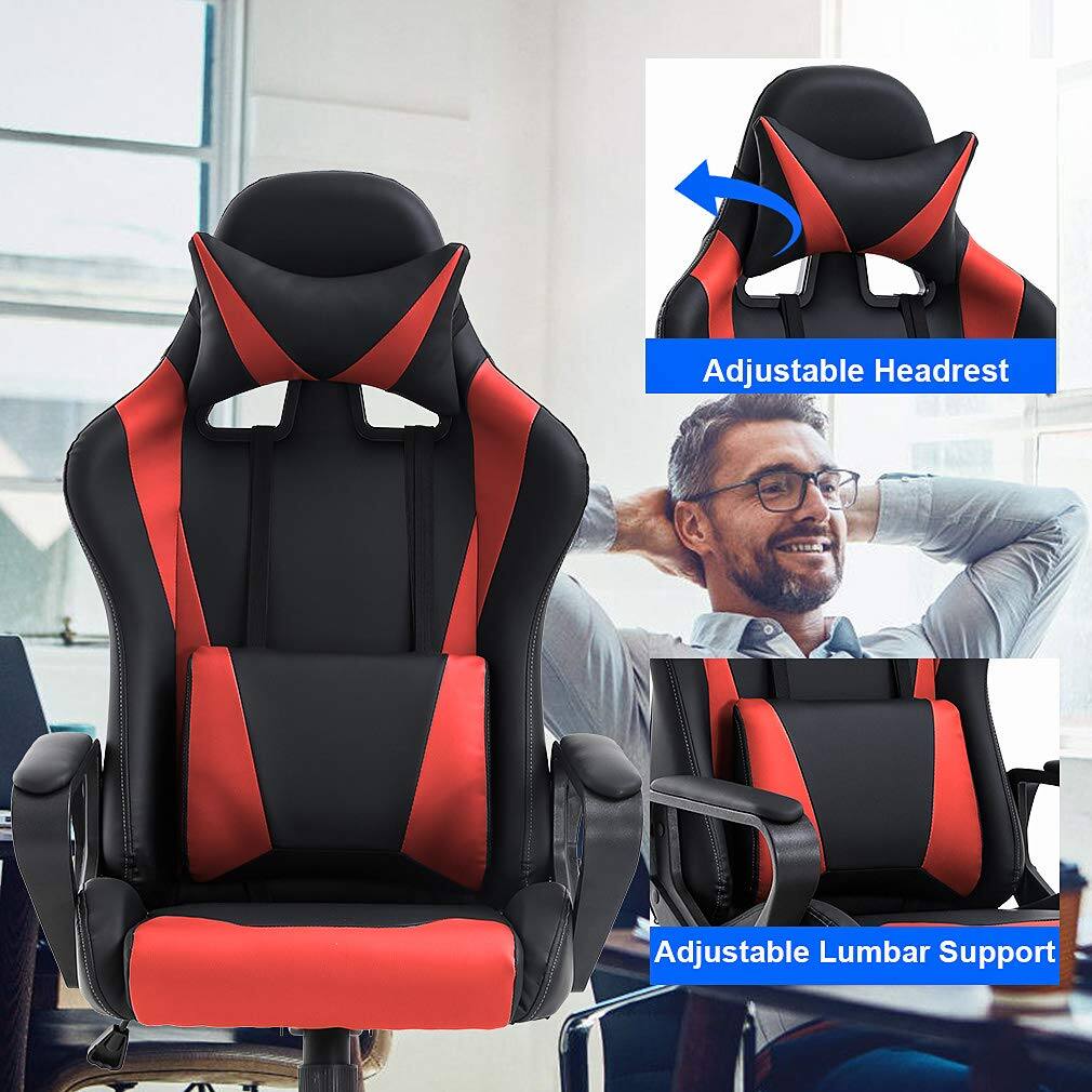 Adjustable Headrest  
Adjustable Lumbar Support