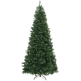 Homcom - Artificial Christmas Tree, 2132 Branch Tips, Auto Open, Steel Base - Green