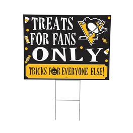 Evergreen Enterprises - Pittsburgh Penguins 18" x 24" Halloween Treats Outdoor Yard Sign - Multicolor