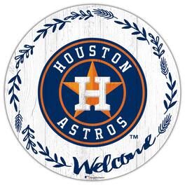 Fan Creations - Houston Astros 12" Welcome Circle Sign - Multicolor