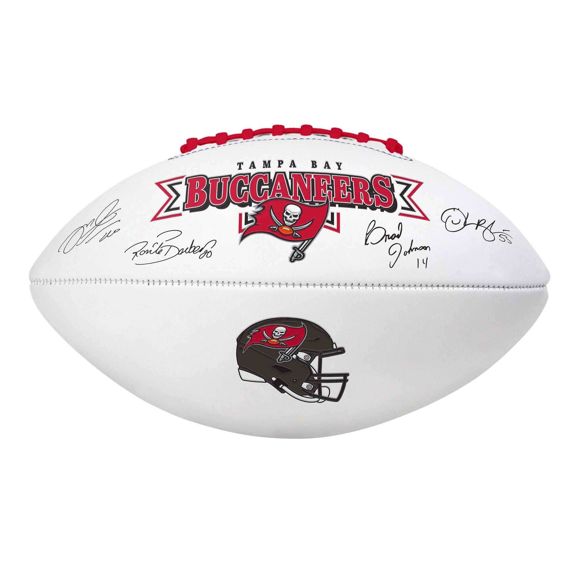 Logo Brands - Tampa Bay Buccaneers Legends Signature Football - Red
