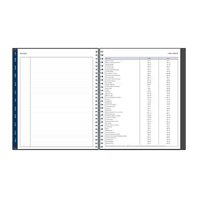 Alt View 5. Blue Sky - 2026 Passages 8" x 10" Calendar Year Monthly Planner, Plastic Cover - Gray.
