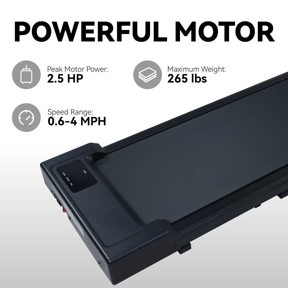 POWERFUL MOTOR

Peak Motor Power: 2.5 HP

Maximum Weight: 265 lbs

Speed Range: 0.6-4 MPH