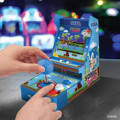 Sonic The Hedghog Joystick Player Portable Retro Arcade DGUNL-7157 Sonic The Hedghog Joystick Player Portable Retro Arcade DGUNL-7157