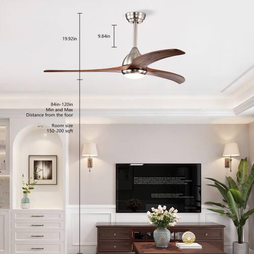 19.92in  
9.84in  
84in-120in Min and Max Distance from the floor  
Room size 150-200 sqft