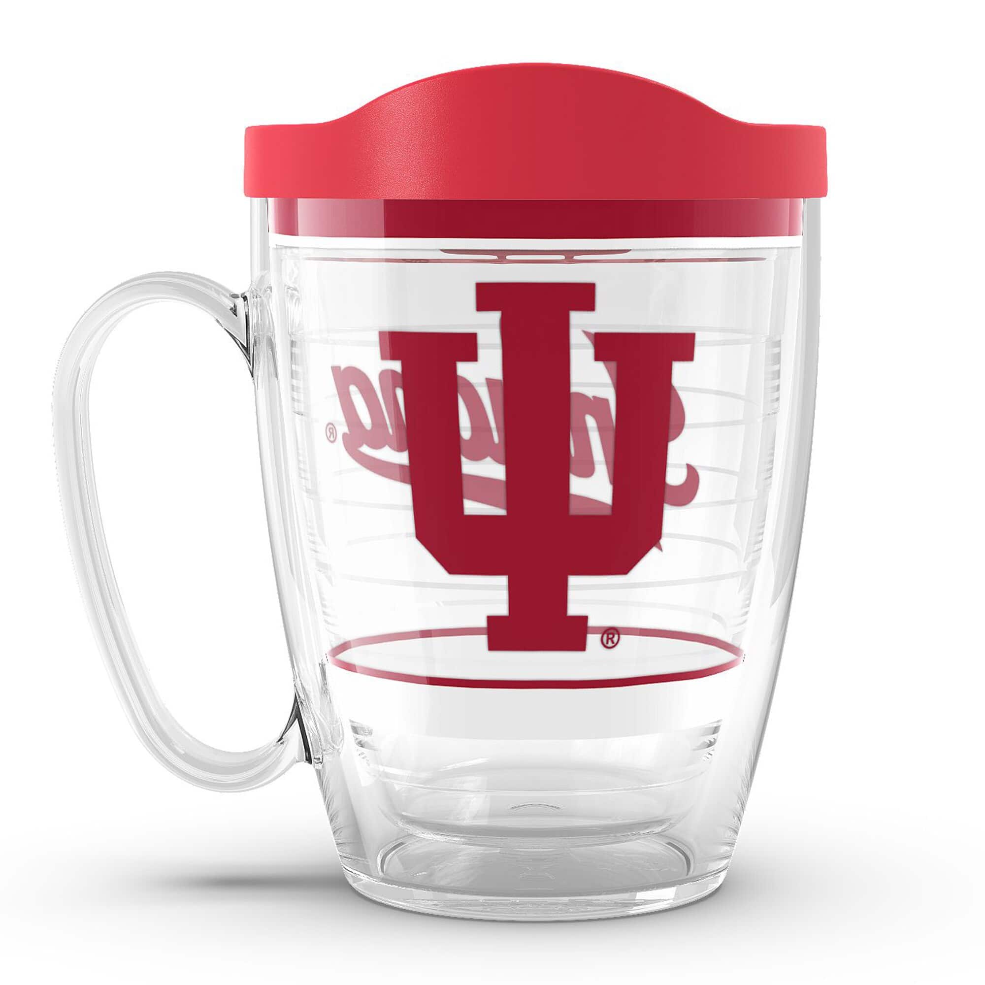 Front. Tervis - Indiana Hoosiers 16oz. Tradition Classic Mug - Multicolor.