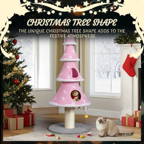 CHRISTMAS TREE SHAPE  
THE UNIQUE CHRISTMAS TREE SHAPE ADDS TO THE FESTIVE ATMOSPHERE