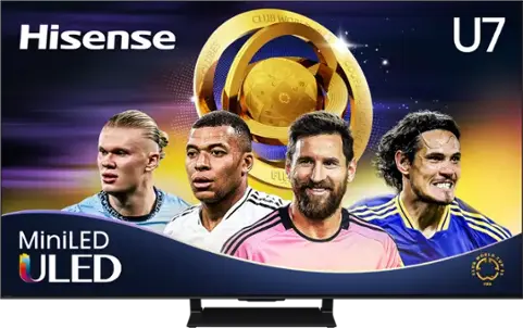 Hisense - 55" Class U7 Series Mini-LED QLED UHD 4K HDR Smart Google TV (2025)