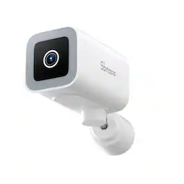SONOFF - CAM 2K IP65 Waterproof Outdoor Smart Security Camera with Full-Color Night Vision and Works with Alexa and Google Home - White