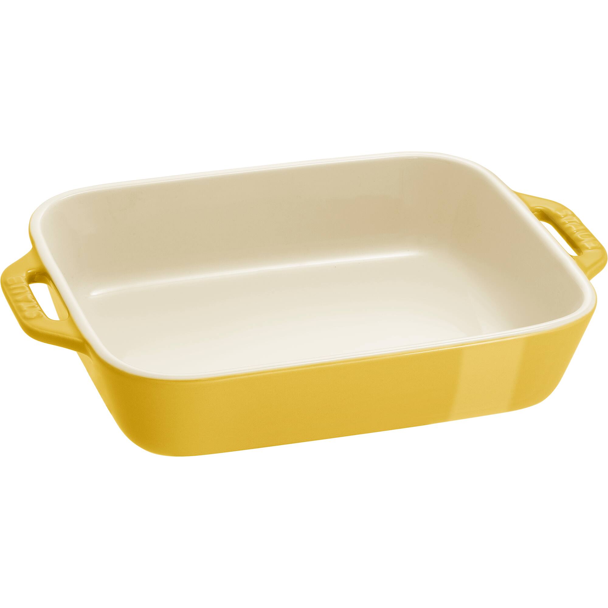 Alt View 5. Staub - Staub Ceramic Rectangular Baking Dish Set, Casserole Dish, 2-Piece, Citron - Citron.