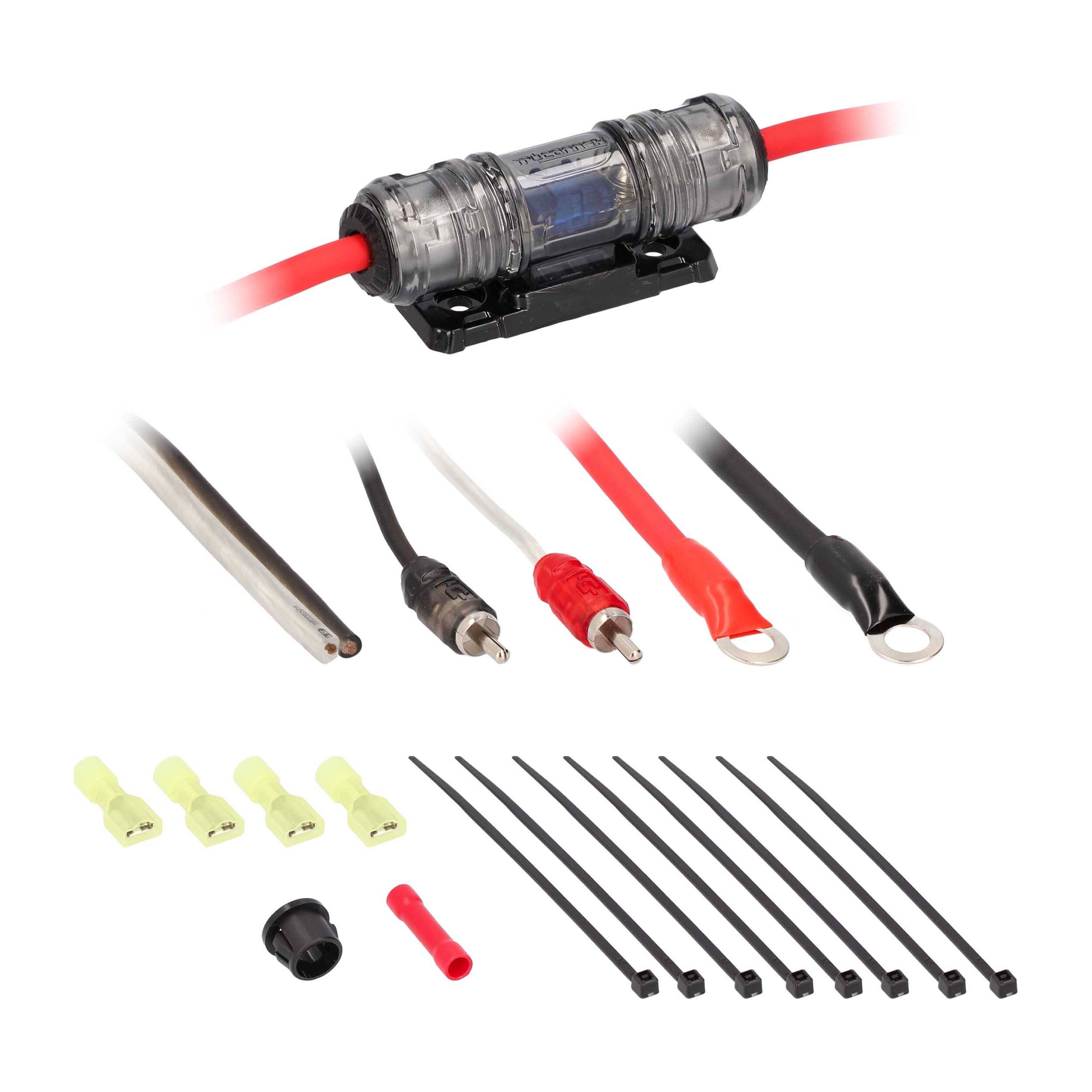 Angle. Metra - 8AWG Complete Amp Kit - Multi.