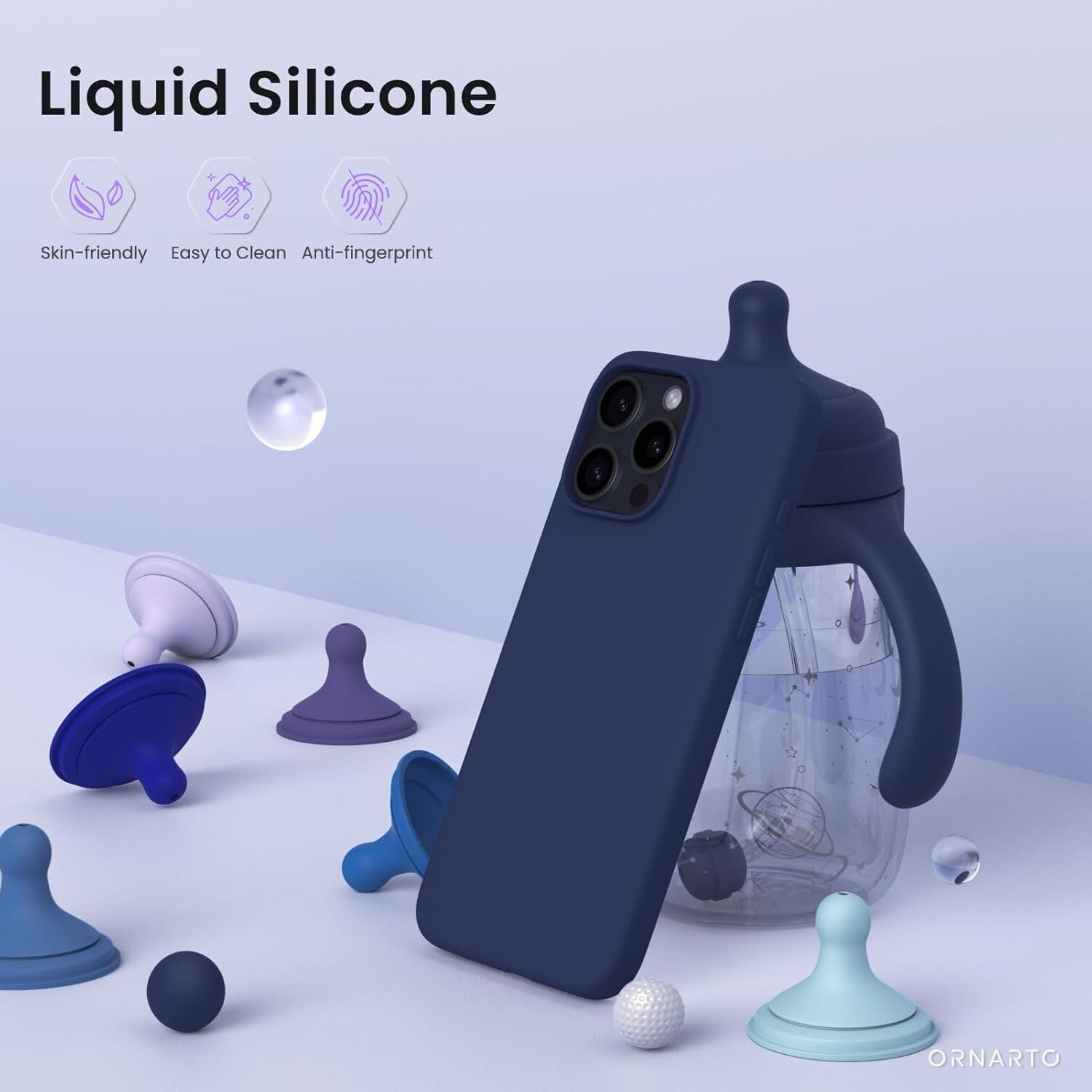 Liquid Silicone Skin-friendly Easy to Clean Anti-fingerprint ORNARTO