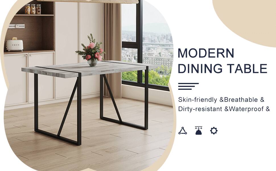 MODERN DINING TABLE

Skin-friendly & Breathable & Dirty-resistant & Waterproof &