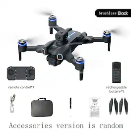 BEARSOLIM - Dual HD Camera Foldable Drone with Obstacle Avoidance & Optical Flow Positioning