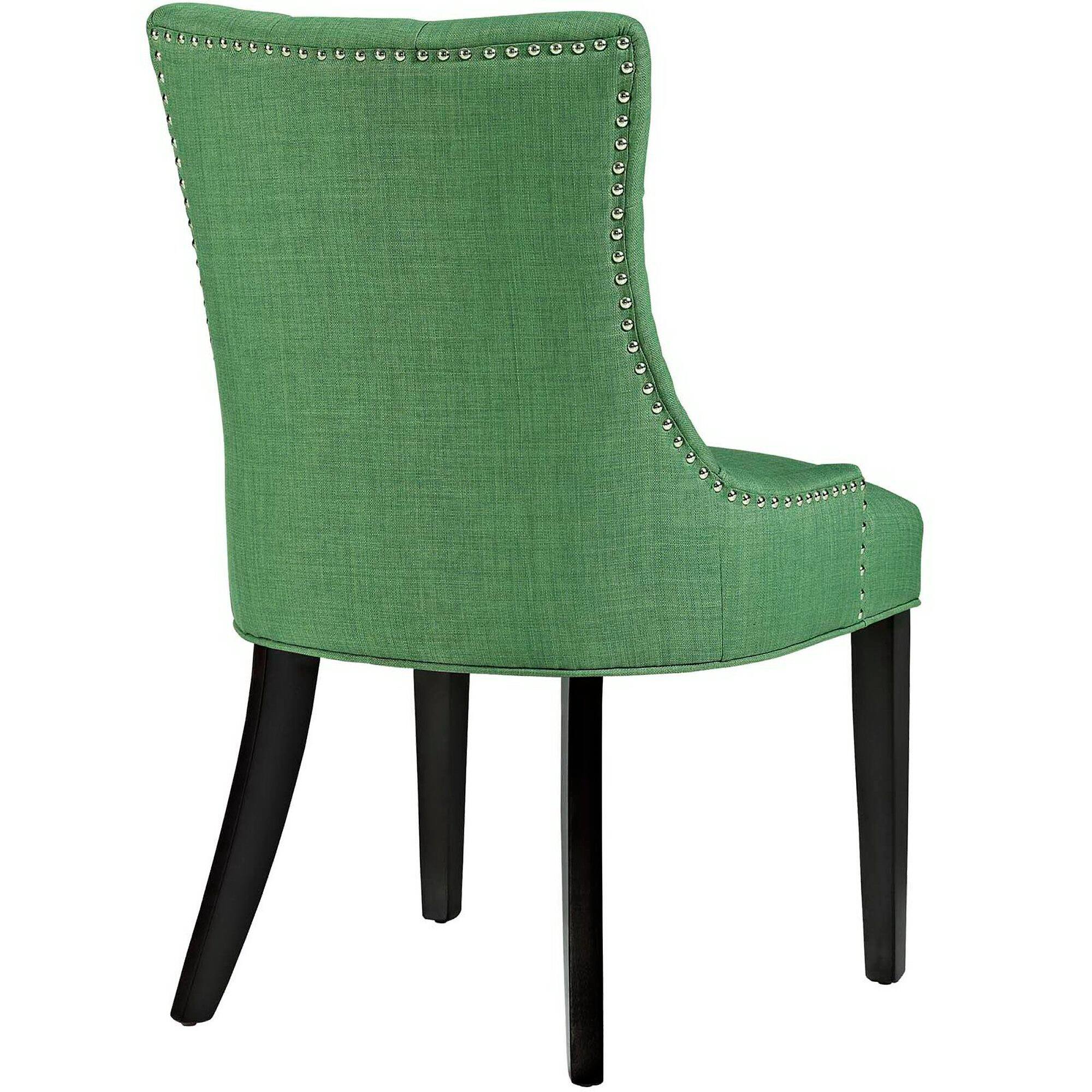 Back. Modway - Regent Tufted Fabric Dining Chair by Modway - Kelly Green.