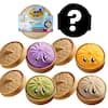 AGES 3+ - SQUISHY BUN MYSTERY - SERIES 1 - What Color Will You Get? ONE SET Squish Squashy Fidget Fun!