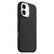 Left. OtterBox - Symmetry Cactus Leather Series Soft Shell for Apple iPhone 17 - Black.