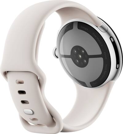 Google Pixel Watch 4 (45mm) Wi Fi Polished Silver Case Porcelain Google Pixel Watch 4 (45mm) Wi Fi Polished Silver Case Porcelain