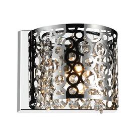 CWI Lighting - Bubbles 1 Light Bathroom Sconce With Chrome Finish - Stainless Steel