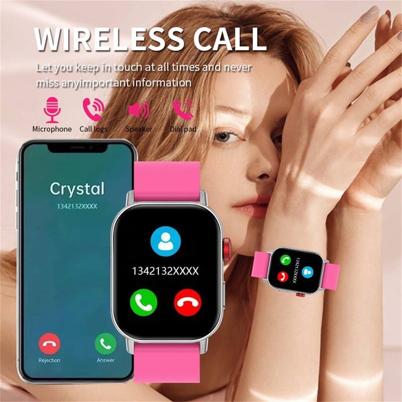 WIRELESS CALL  
Let you keep in touch at all times and never miss any important information  

Microphone  
Call logs  
Speaker  
Dialpad  

Crystal  
1342132XXXX  

1342132XXXX  

1342132XXXX  

Rejection  
Answer