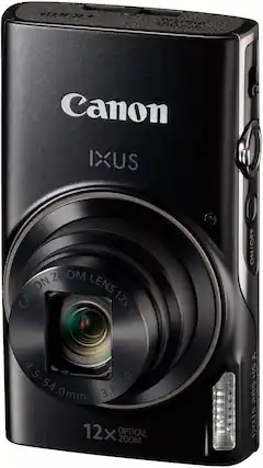 Canon IXUS ZOOM LENS 12x IS
4.5-54.0mm 1:3.6-5.9
12x OPTICAL ZOOM
Canon HS 285 IS
