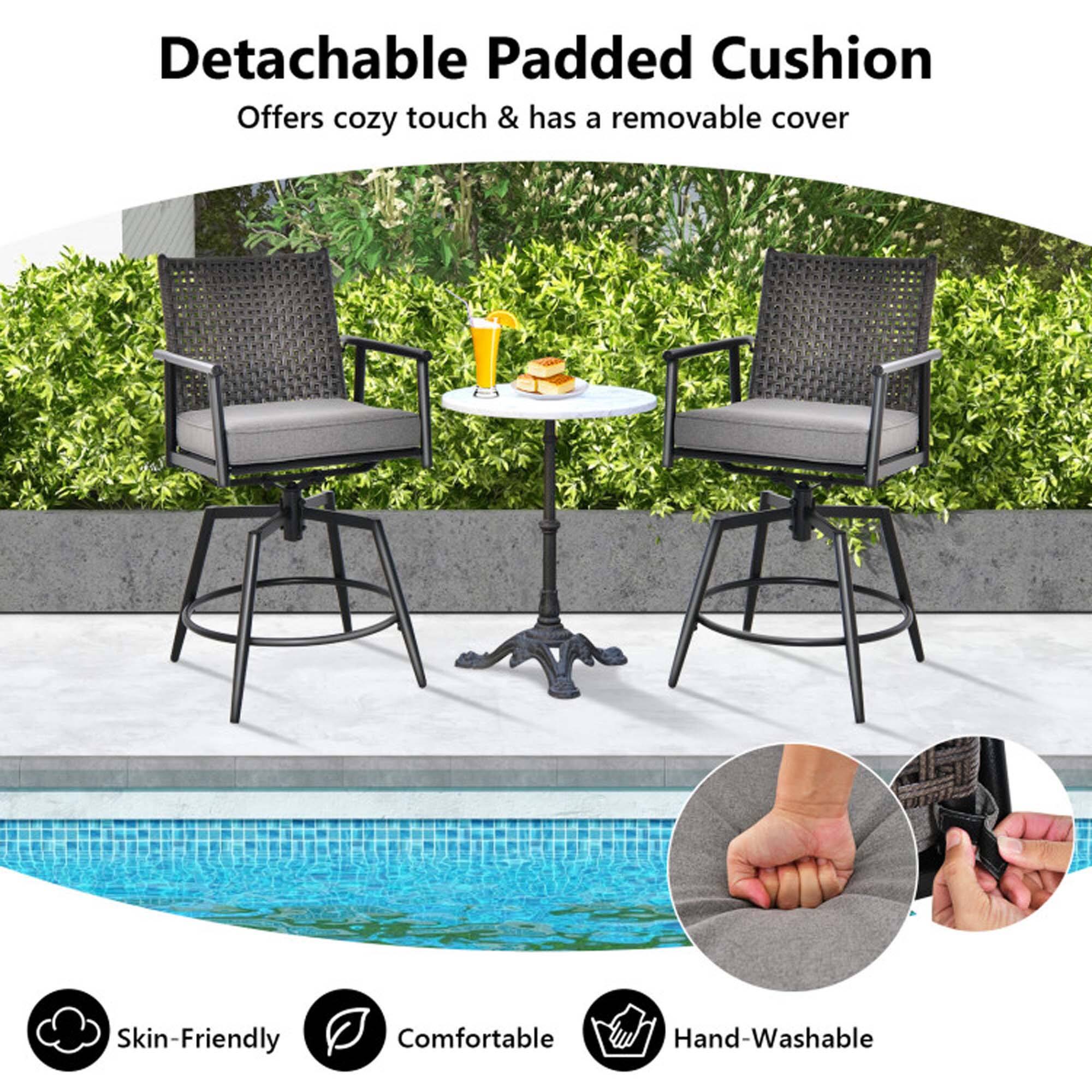 Detachable Padded Cushion  
Offers cozy touch & has a removable cover  

Skin-Friendly  
Comfortable  
Hand-Washable