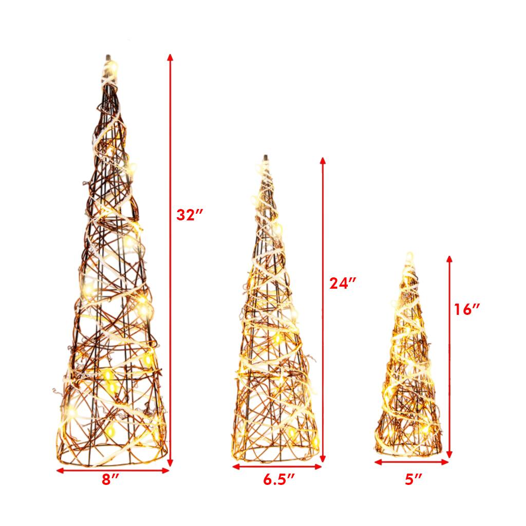 32"  
24"  
16"  
8"  
6.5"  
5"