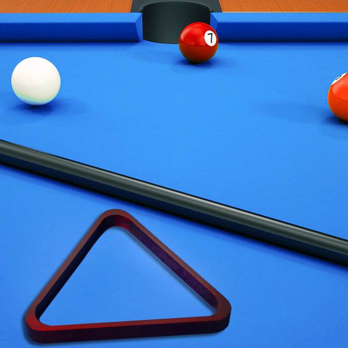 Alt View 2. GSE Games & Sports Expert - Mahoangy Solid Wood 8-Ball Triangle Ball Rack for 2-1/4" Pool Balls, Pool Ball Rack for Pool Table - Mahoangy.