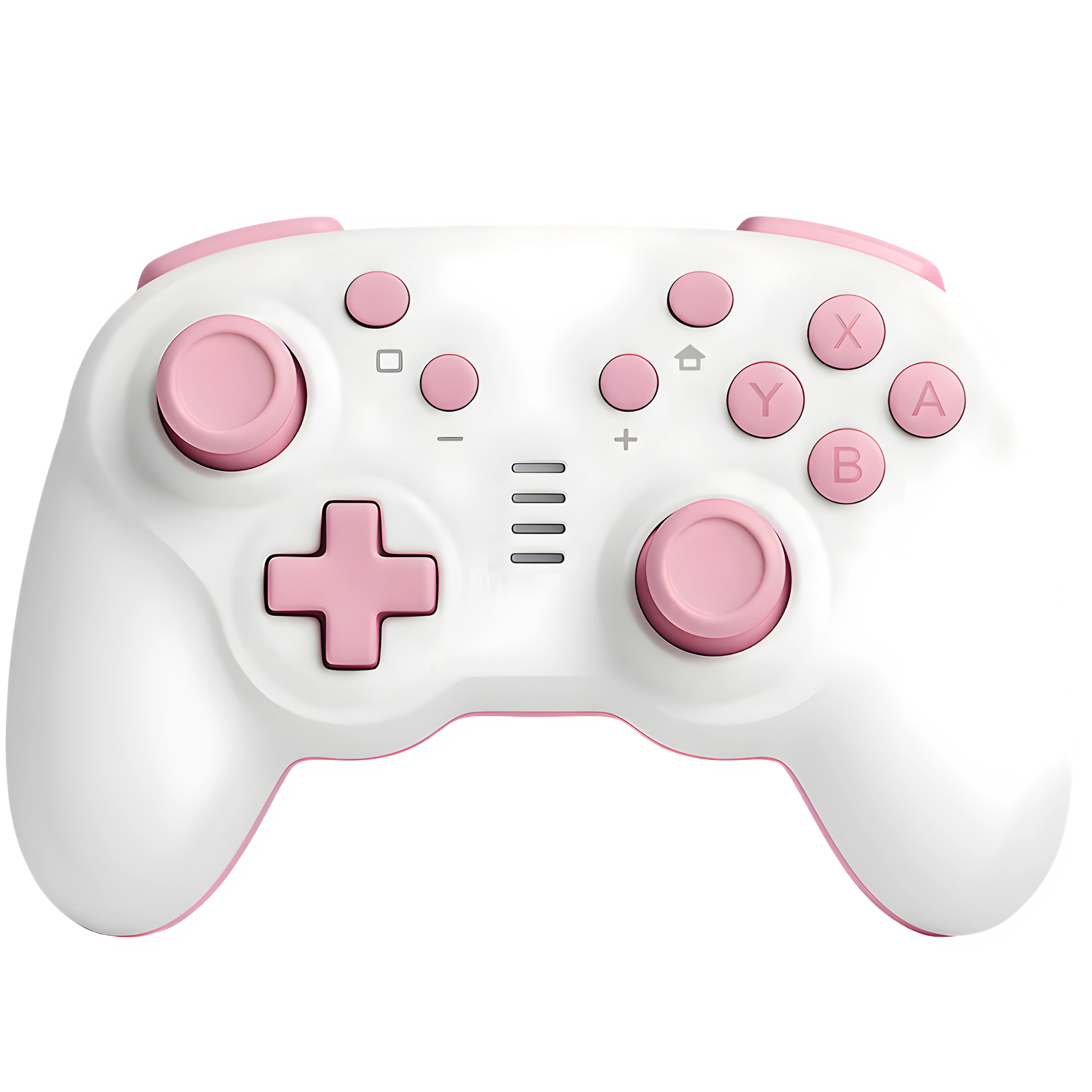 turbX - Mini Mate Pro 2.0 Wireless Ergonomic Gaming Controller for Nintendo Switch, PC, Steam Deck - Sakura Pink
