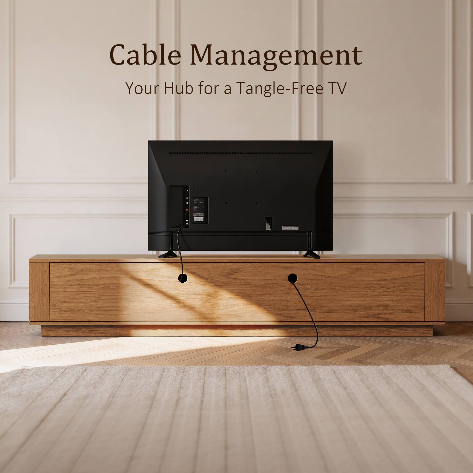 Cable Management  
Your Hub for a Tangle-Free TV