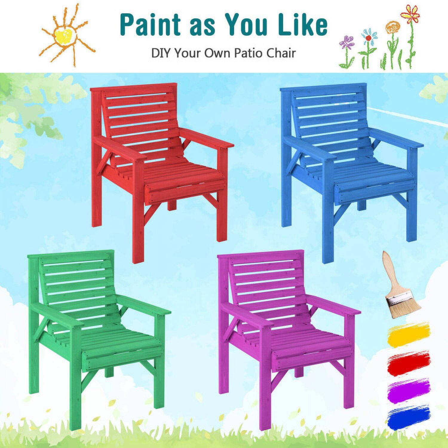 Paint as You Like  
DIY Your Own Patio Chair