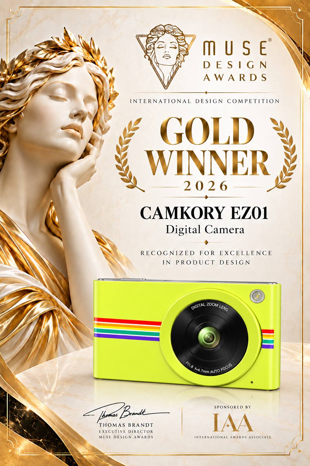 CAMKORY Ultra Slim Pocket Digital Camera – 0.46 Inches Thin & 3 oz ...