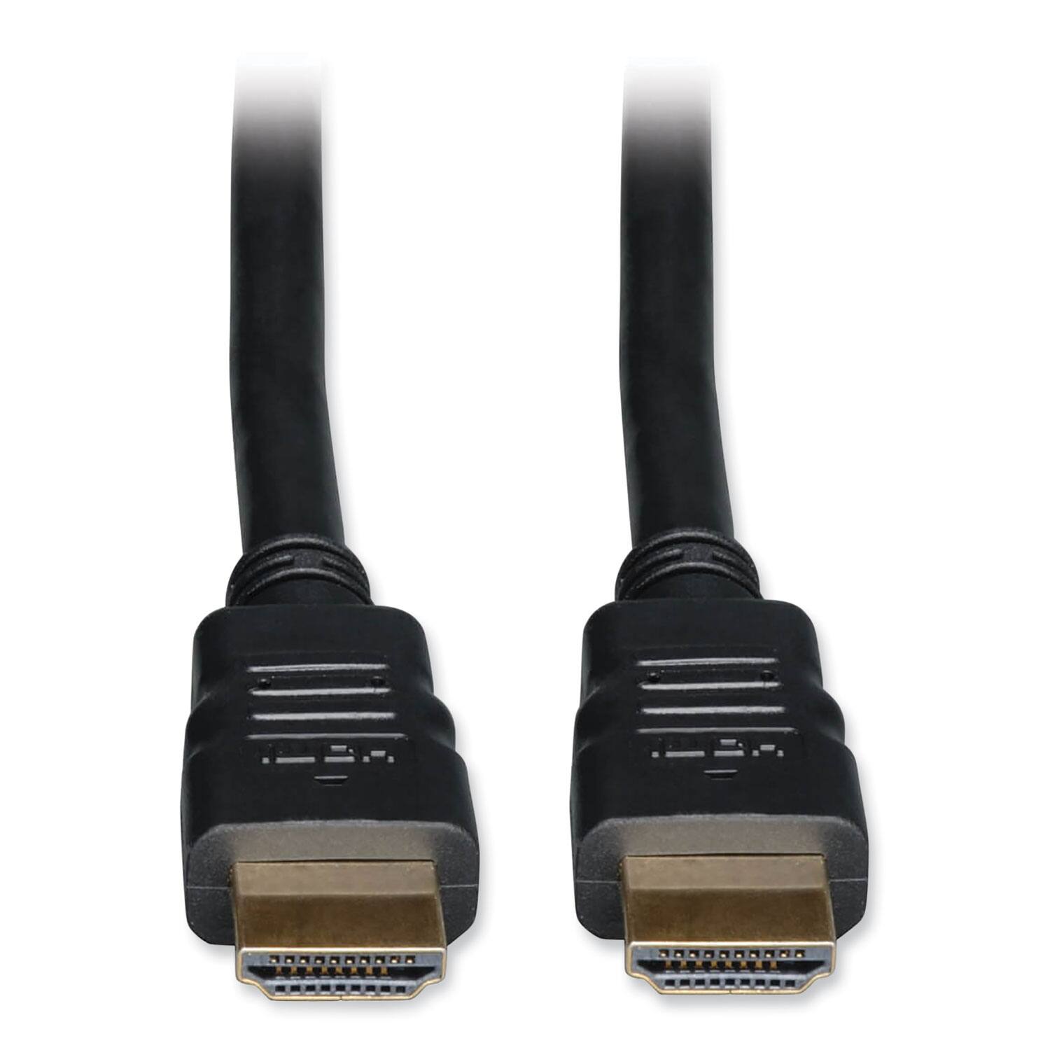 Alt View 1. Tripp Lite - P569-003 3 ft. Digital Video with Audio Male/Male High Speed HDMI Cable with Ethernet - Black - Black.