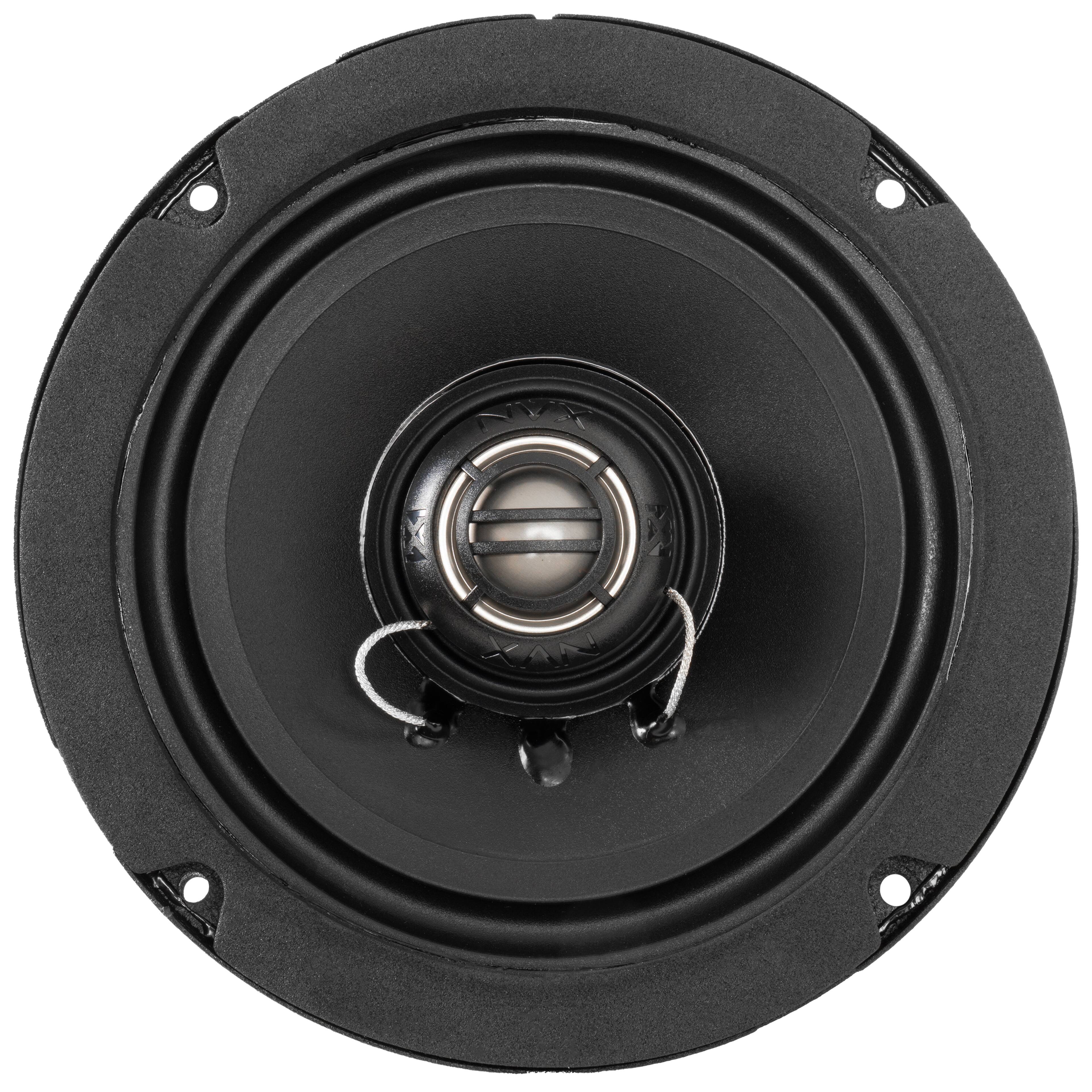 Left. NVX - XFHD6R 300W RMS 6.5in XF-Series 2-Ohm Rear Tour-Pak Speakers for Select 2014-up Harley-Davidson Touring Model.